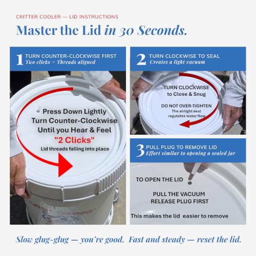 3.5 Gallon Top Fill Gravity-Fed Dog Waterer, Locking Wheels, Food Grade | You know who you are. Choose quality over disposable products, with US support and replaceable parts.