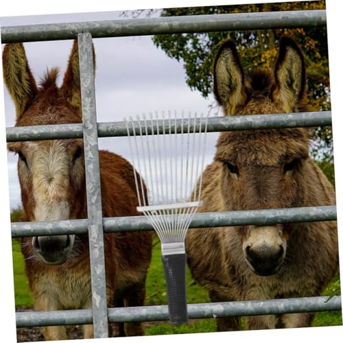 Abaodam 2pcs Sheep Grooming Brush Ergonomic Horse and Cattle Hair Remover for Livestock Easy to Use Back Scratcher Portable Design for Efficient Grooming and Massage