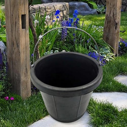 Rubber Feed Bucket Versatile Rubber Pail Garden Water Bucket for Animals
