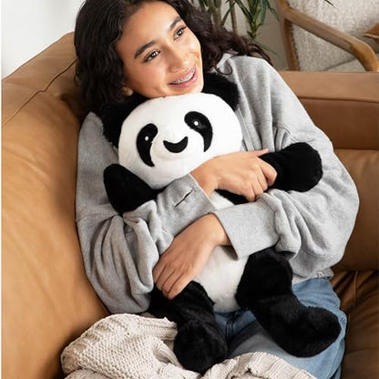 HUGIMALS Bowie The Panda 20 Inch 4.5 lb Heavy Cute Sensory Weighted Comfort Plush | Large Unscented Washable Self Care Calming Stuffed Animal for Kids, Teens and Adults - color: Bowie the Panda