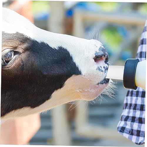 ORFOFE 10pcs Nipples for Calf Feeding Animal Bottle Nipples for Young Livestock Easy to Feeding Tool