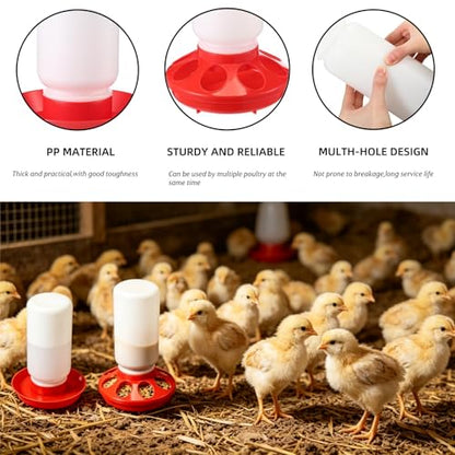 Chick Feeder Waterer Set for Chicken Chick Coop