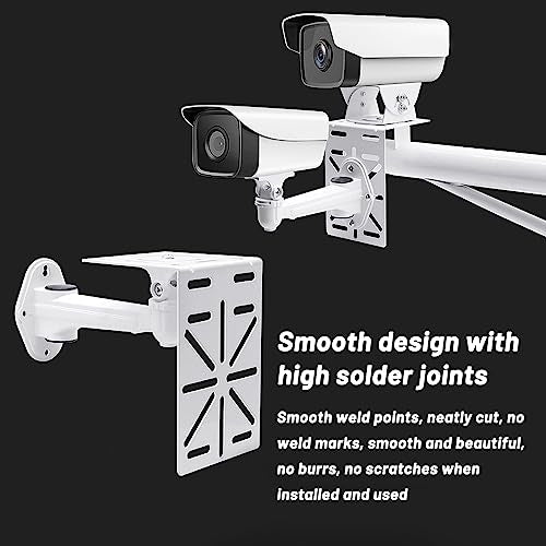 CCTV Mount Bracket, L-Shape Security Mount Plate, Universal Wall Ceiling Mounting Brackets for PTZ and Dome Cameras