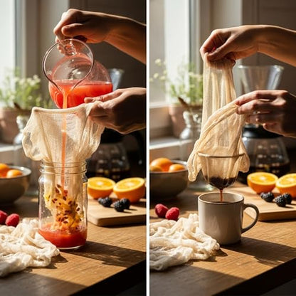 Cheesecloth for Straining, Organic Cheese Cloth, Fine Mesh Nut Milk Cloth, Unbleached Cotton Cheese Cloth Grade 50 for Yogurt, Cheese Making, Bread Baking, Juicing, Cooking, (36 x 36 Inch) - 1 Pack - size: Cheese Cloth Grade 50 (1 Pack)