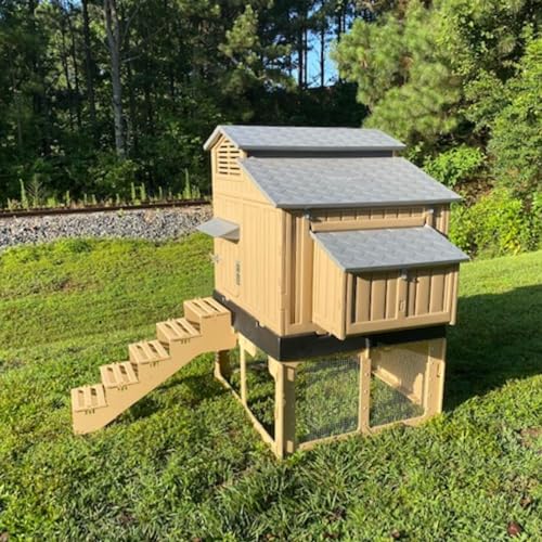Large Chicken Coop & Stand with Stairs - style: Large Coop & Stand w/ Stairs