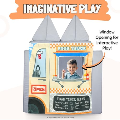 Couch Swag Play Panel for Childrens Foam Sofa Kids Couch (Food Truck) - style: Food Truck
