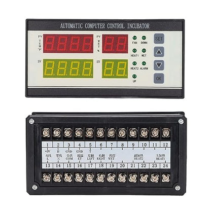 Incubator Controller XM-18ZH Fahrenheit 7-Way for Hatching Eggs | Digital incubator controller with Fahrenheit display.7-way output.Temp humidity sensors.Built in alarm.Adjustable egg turning