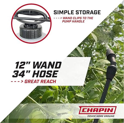 Chapin 1-Gallon Pump Sprayer, Anti-Clog for Consistent Spray - size: 1 Gallon