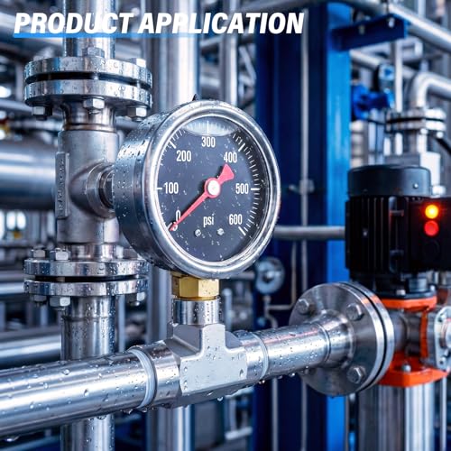 TAILONZ PNEUMATIC 1/4" NPT Male x 1/4" NPT Male 304 Stainless Steel Pipe Nipple, 2" Length Thickened Cast Pipe Fitting, Threaded Connector（Pack of 3） - color: 2"(50MM)Thickened, size: 1/4"MNPT