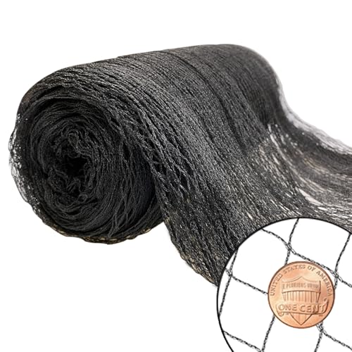 10x10ft Bird Netting for Chicken Coop, 1/2" Mesh Chicken Coop Netting Cover | Poultry Netting Roof for Chicken Run, Hawk Proof, Bird Netting for Garden, Fruit Trees, Plants, Vegetables, Garden Protection - size: 10'x10'-1/2''