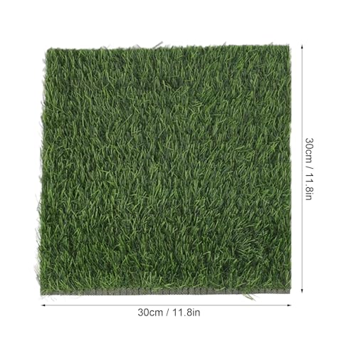 AYNEFY Pads Washable Thicken Artificia Grass Nesting Box Liners Reusable Hens Bedding Artificial Grass Rug Carpet Fake Synthetic Turf Mat for Chicken Coop 6 Pack Chicken Nesting