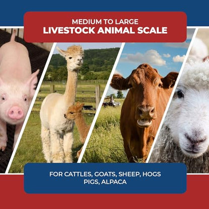 10000lb Load Bar Set for Cattle, Hog, Pig, Goat, Sheep, Alleyway, Chute and Cage Scale | Two Weigh Bar and One Indicator Set (24") - size: 24"