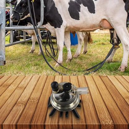 Plastic Milking Claw for Cow and Goat Milking Machines, 150ml Capacity Milk Collector Tool with Manifold Design, Replacement Part for Farm Milking Systems