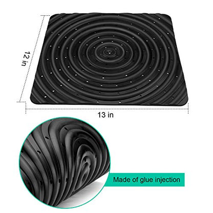6 Pack Washable Chicken Nesting Pads, 13 x 12 inch, Black, Solid, Anti-Slip, Injection Molded Polypropylene, Suitable for Chicken Coops - color: 6pack-black