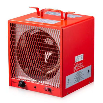 DR. INFRARED HEATER DR-988 240V Electric Industrial Garage, Workshop, Warehouse, Construction Heater, 5600W, Thermostat 37-113 °F, Portable, Wall Ceiling Mount - size: 16 Inches