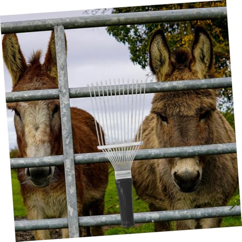 VICASKY 2Pcs Horse Cleaning Brush Ergonomic Comb for Pet Hair Removal Various Fabrics Lightweight Design for Easy Travel and Household for Cashmere