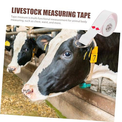 Animal Weight Tape Measure for Cattle and Pigs Multi Functional Portable Measuring Tape for Chest and Waist Easy to Use for Farm and Livestock Measurements