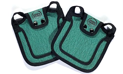 DOWN UNDER OUTDOORS 2 Pack Small Chicken Saddles for Bantams and Young Birds, Includes Shoulder Covers (Teal) - color: teal
