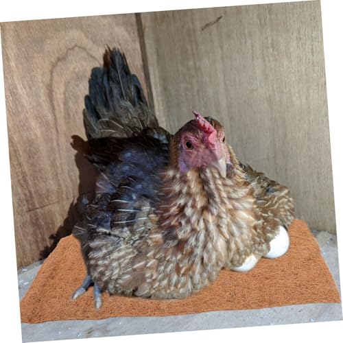Kisangel 4Pcs Nest Pads Reusable Bedding Liners for Nesting Boxes Soft Gentle Material Easy to Clean Chicken Coop Bedding for Poultry Setup