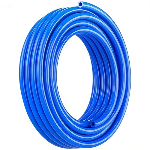 PNEUMATIC Blue 6mm OD 4mm ID Polyurethane PU Air Hose Pipe Tube 10 Meter 32.8ft - color: Blue, size: 6x4mm/32.8FT/10M