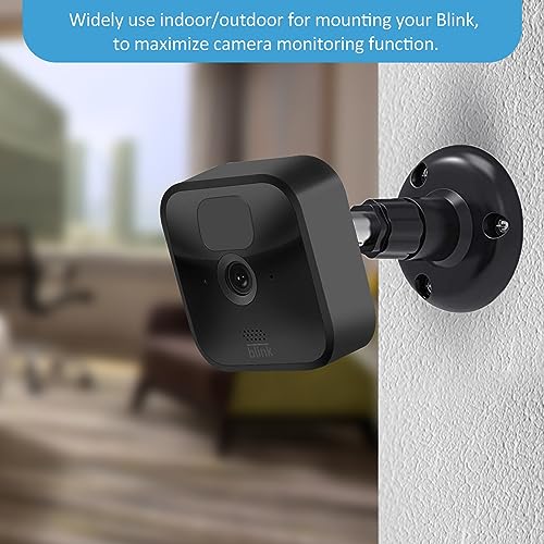 Blink Outdoor Camera Mount, 360 Degree Adjustable Indoor/Outdoor Wall Mount Bracket for Blink Home Security System Black 3 Pack