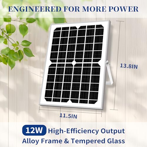 Automatic Chicken Coop Door with Timer & Remote Control, Solar Powered with Dual Lights, 16”x12” Door, Anti-Pinch Alarm, Waterproof Aluminum, 5-Year Warranty for Poultry