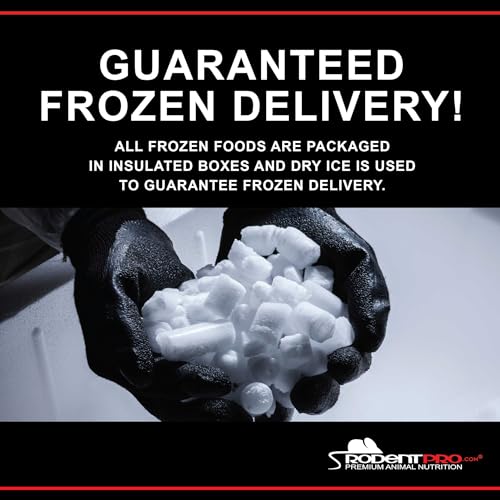 RodentPro Frozen Reptile Feeder White Large Mice (50 Count)