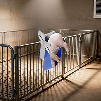 Pig CastRodention Tool & Piglet CastRodention Device, Stainless Steel CastRodention Rack with Position Restraint System, Livestock Breeding Equipment for Farm Swine Management and Animal Husbandry