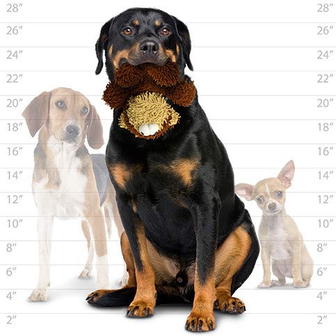 MIGHTY® 2 Pack Microfiber Medium Monkey Dog Toys | Ultra Durable Plush Toy with Multiple Layers & Reinforced Seams , Washable and Floats , Mighty® Construction - color: 2PK Brown Monkey
