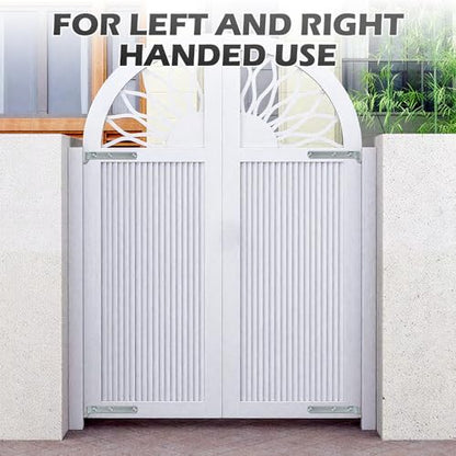 2 Packs 12'' Zinc Strap Hinge for Gates, Heavy Duty Gate Strap Hinge Zinc Plated with L-Screw (M16 × 101mm) for Barns Tool Sheds and Other Swing Doors, Galvanized (2) - style: L-shape-2pcs