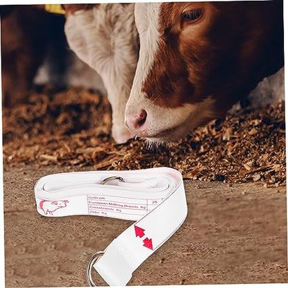 POPETPOP Animal Weight Tape Measure for Livestock Accurate Bust Measuring Tool for Cattle Pigs and Other Farm Animals High Precision Measuring Tape for Animal Weighing