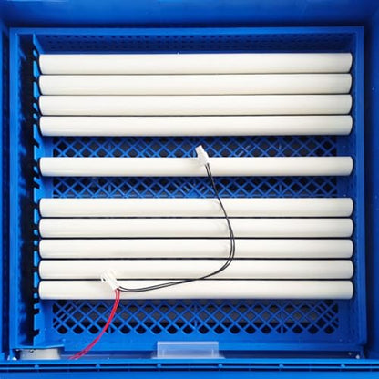 256 Eggs Incubator with Auto Turning Watering Temperature Humidity Display Drawer Style Tray for Chicken Duck Quail Eggs 80W 110V