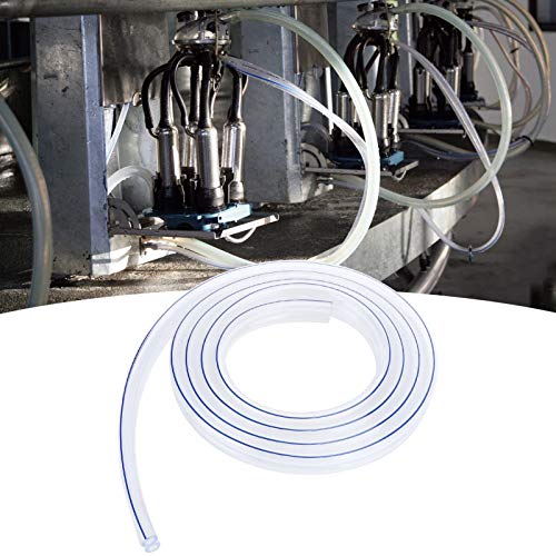 Milking Machine Tube, G1/8 3 Meter Transparent Milker Tube Food Grade Hose Milking Machine Accessories for Milking Cattle and Sheep