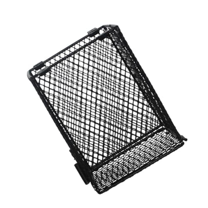 Square Shape Scalding Lampshade for Reptiles Poultry Sturdy Iron Material Easy Install Protects Lights