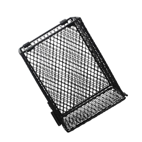 Square Shape Scalding Lampshade for Reptiles Poultry Sturdy Iron Material Easy Install Protects Lights