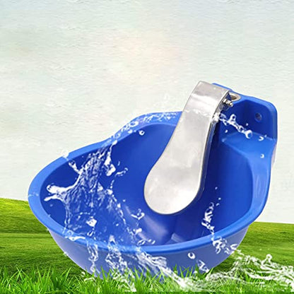 Water Trough Livestock Drinking Bowl with Float Valve for Horses, Cattle, Goats, Sheep, and Pigs - Automatic Water Supply for Livestock