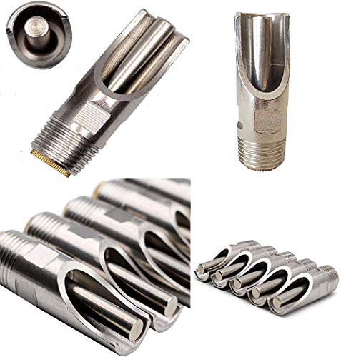 Stainless Steel Pig Waterer,NPT 1/2" Automatic Pig Nipple Drinker Feeder Waterer (5 pcs)