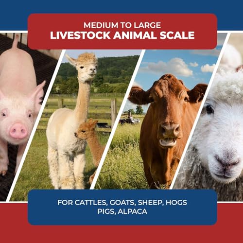 10000lb Load Bar Scale Set for Cattle, Hog, Pig, Goat, Sheep, Alleyway, Chute and Cage Scale | Two Weigh Bar and One Indicator Set (30") - size: 30"