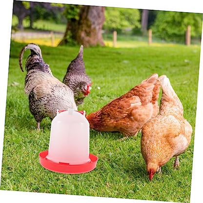 GALPADA 1PC Thickened Plastic Poultry Drinker Automatic Waterer for Chickens Quail Birds Convenient Feeding Dispenser for Home Farm Use No Waste Design for Clean Water Supply