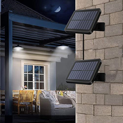 ABZXT Solar Pendant Lights Upgraded Bulb Lights IP65 Waterproof Dusk to Dawn Auto Lamp with Remote Controller for Outdoor Shed Barn Chicken Coop Bullpen Pig Pen Stables Tents etc(Single Lamp) - size: Single Lamp