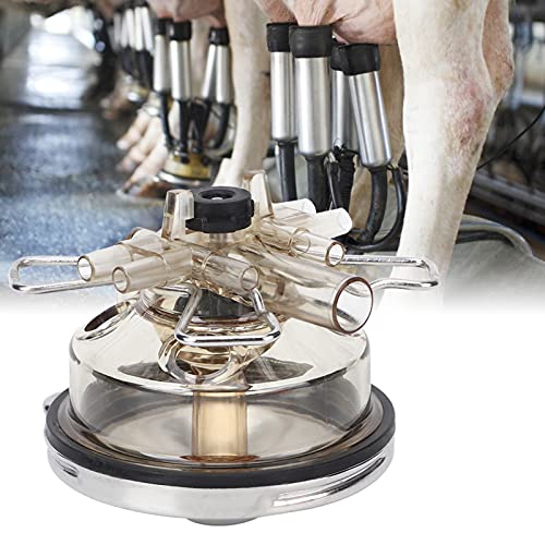 350cc Farm Milking Claw, Cow Milk Collector Tool Replacement Easy to Install Farm Milking Machine Accessories with Stainless Steel Base, Milk Claw Cluster for Cow Sheep