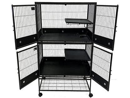 Scatter Guards for Ferret Nation Critter Nation Cage (Double, Black) - size: Double
