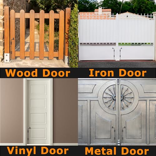 12" Heavy Duty Cane Bolt Gate Drop Rod with Black Finish-Steel Gate Ground Latch Designed for Wood Metal Vinyl Gates or Double Doors Fence Applications-2 Pack - size: 12 Inch-2 Pack