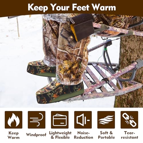 Insulated Boot Cover, Warmth Boot Covers for Hunting Tree Stand/Cold Weather Protection