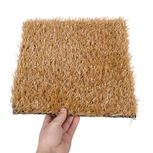 DECHOUS 6 Pack Chicken Nesting Pads Washable 12 Inch Reusable Artificial Grass Nesting Box Liners for Coop Laying Boxes, Poultry Chicken Bedding Mat