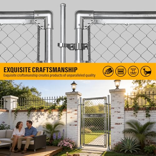 1-7/8" x 1-3/8" Chain Link Gate Latch Heavy Duty Stainless Steel Fence Gate Fork Latch Hardware with Padlock Hole 1pcs - color: 1-7/8"x1-3/8"