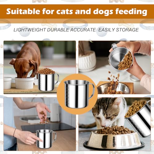 1.5 Cup Dog Food Scoop,Dog Food Measuring Cup,Pet Food Measuring Scoop for Feeding Cats, Dogs, Rabbit, Bird, Wet and Dry Ingredients,Dishwasher Safe (1.5 CUP)