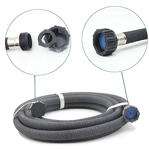 Soaker Hose 1/2" 25ft Rubber Garden Soaker Hoses, Water Seeper Round Drip Hose, Heavy Duty Drip Irrigation Hose For Vegetable, Lawn, Plants and Trees Watering - size: 1/2inch 25ft