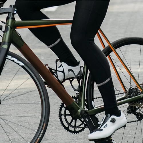 Reflective Bands 16pcs Cycling Trouser Clips Reflective Ankles Safety Bands Bike Riding Straps Pant Leg Cuff Clip Bicycle Pants Outdoor for Cycling Running