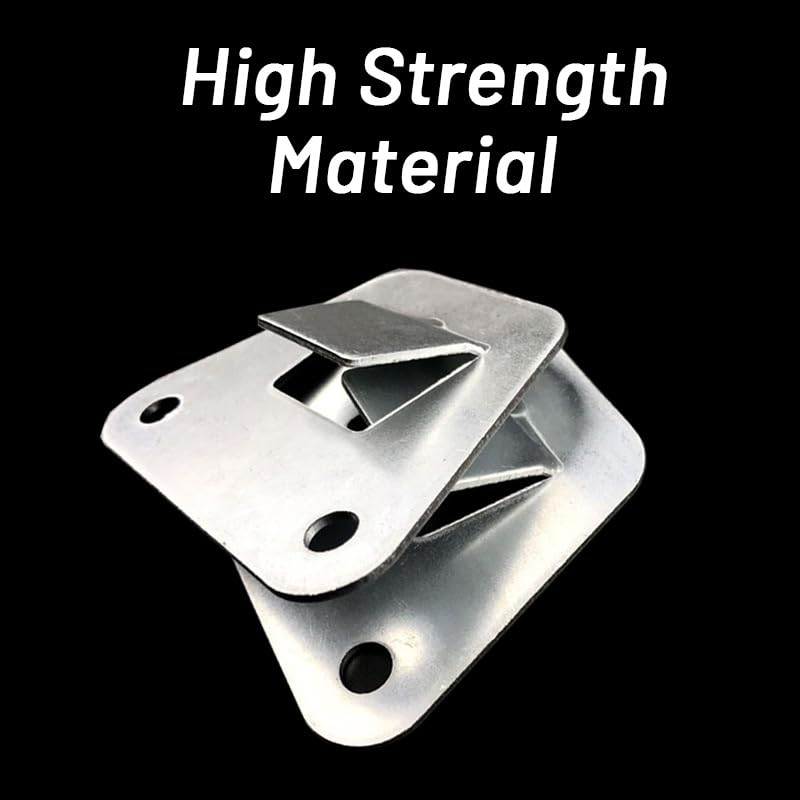 2 Pack Wall Fan Mounting Brackets - Universal Fit Thick Steel Wall Mount Fan Brackets Holders with Fastening Screws(2 Pack)